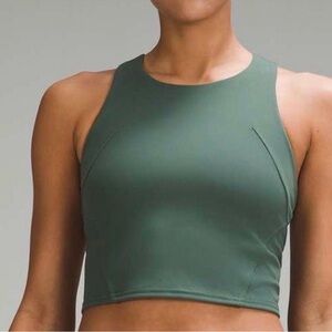 lululemon athletica Green Invigorate Train Tank Like New